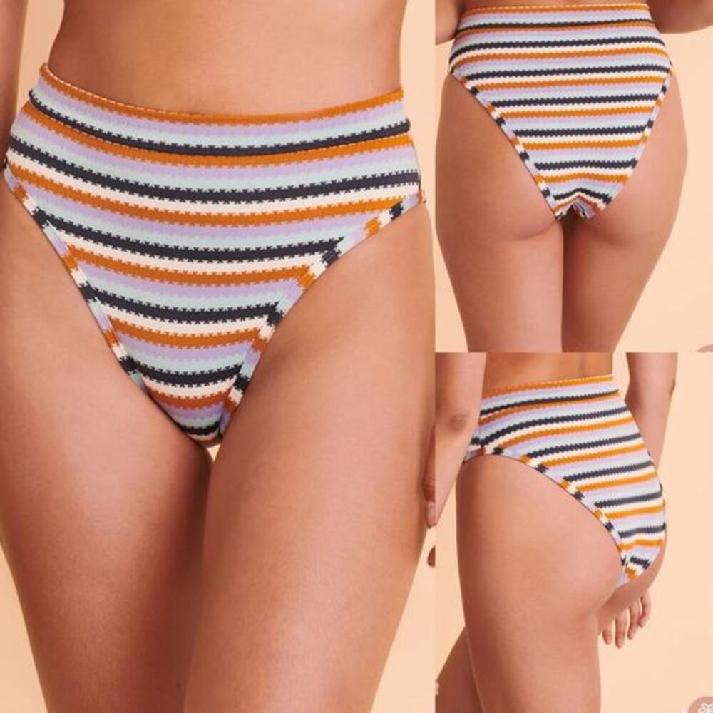 L*Space Swim Frenchi Bitsy Bottom Stripes